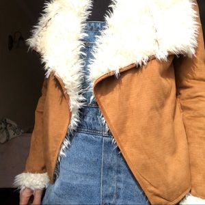 Brandy Melville sherpa spring fall jacket